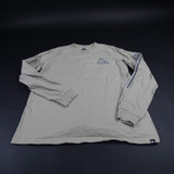 Quiksilver Long Sleeve Shirt Men's Beige Used M TOPS-150620