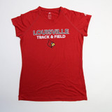 Louisville Cardinals adidas Climalite Short Sleeve Shirt Women's Multiple Sizes TOPS-150645