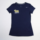 Pittsburgh Panthers Nike Dri-Fit Short Sleeve Shirt Women's Navy Used XS TOPS-150664