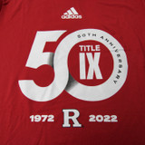 Rutgers Scarlet Knights adidas Aeroready Short Sleeve Shirt Men's L TOPS-150739
