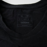 adidas Short Sleeve Shirt Men's Black Used M-TOPS-150766