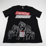 Canvas Short Sleeve Shirt Men's Black Used Multiple Sizes TOPS-150848