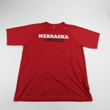 Nebraska Cornhuskers adidas Climalite Short Sleeve Shirt Men's Multiple Sizes TOPS-150895