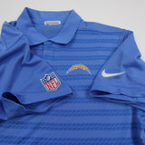 Los Angeles Chargers Nike NFL On Field Dri-Fit Polo Men's Used Multiple Sizes TOPS-150924