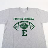 Eastern Michigan Eagles American Apparel Short Sleeve Shirt Men's Gray New S-TOPS-150933