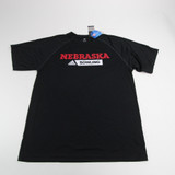 Nebraska Cornhuskers adidas Climalite Short Sleeve Shirt Men's Multiple Sizes TOPS-150967