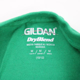 Gildan Dry Blend Short Sleeve Shirt Youth Green Used Multiple Sizes TOPS-150991