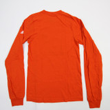 Miami Hurricanes adidas Long Sleeve Shirt Men's Orange New XS-TOPS-151003