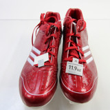 adidas adizero Baseball Cleat Men's Red New without Box Multiple Sizes CLEA-013981