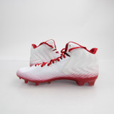 adidas Football Cleat Men's White/Red Used-CLEA-014006