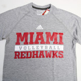 Miami RedHawks adidas Ultimate Tee Short Sleeve Shirt Men's New with Tags XS TOPS-151079
