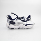 Under Armour Spawn Basketball Shoe Men's White/Navy Used 16-SHOE-018993