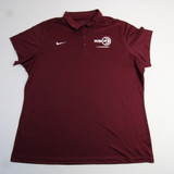 WBCA Nike Dri-Fit Polo Women's Maroon New without Tags Multiple Sizes TOPS-151089