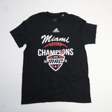 Miami RedHawks adidas Short Sleeve Shirt Men's New with Tags Multiple Sizes TOPS-151092