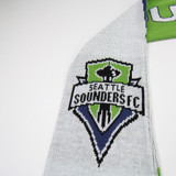 Seattle Sounders FC Ruffneck Scarf Scarf Unisex Gray/Lime Green Used OSFA-ACCS-006870