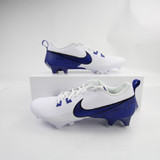 Nike Vapor Football Cleat Men's White/Blue New without Box-CLEA-013971