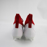 adidas adizero Football Cleat Men's White/Red New without Box-CLEA-013945