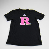 Rutgers Scarlet Knights adidas Short Sleeve Shirt Men's Black Used-TOPS-150117