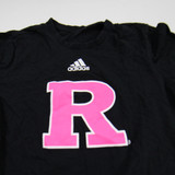 Rutgers Scarlet Knights adidas Short Sleeve Shirt Men's Black Used-TOPS-150117