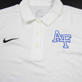 Air Force Falcons Nike Dri-Fit Polo Women's White New S-TOPS-150031