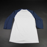 West Virginia Mountaineers Port & Company Long Sleeve Shirt Men's New White/Navy-TOPS-149741