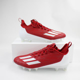 adidas adizero Football Cleat Men's Red New without Box 14 CLEA-014088