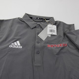 Rutgers Scarlet Knights adidas Polo Men's Gray New S-TOPS-150713