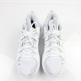 Under Armour Basketball Shoe Women's White/Light Gray Used-SHOE-019091
