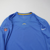 Los Angeles Chargers Nike NFL On Field Dri-Fit Long Sleeve Shirt Men's New Blue 3XL-TOPS-151383