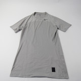 Nike Pro Dri-Fit Short Sleeve Shirt Women's Gray Used XL-TOPS-151363
