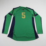 Notre Dame Fighting Irish Under Armour Game Jersey - Volleyball Women's Used Green-JRSY-009072