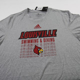 Louisville Cardinals adidas Aeroready Short Sleeve Shirt Men's Multiple Sizes TOPS-151550