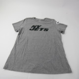 New York Jets Nike Short Sleeve Shirt Women's Gray Used XL TOPS-151736