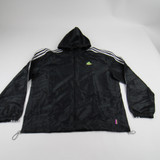 adidas Jacket Men's Black Used L-TOPS-151223