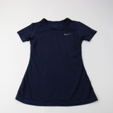 Nike Dri-Fit Short Sleeve Shirt Women's Navy Used M TOPS-151986
