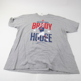 Washington Nationals Tultex Short Sleeve Shirt Men's Gray Used XXL TOPS-151845