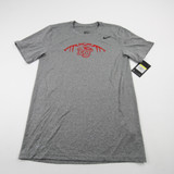 Liberty Flames Nike Short Sleeve Shirt Men's Gray New with Tags S TOPS-152193