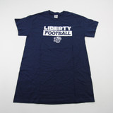 Liberty Flames Gildan Short Sleeve Shirt Men's Navy Used Multiple Sizes TOPS-152209