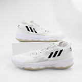 adidas Dame Basketball Shoe Men's White Used 17 SHOE-019188