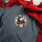 NIU Huskies adidas Pullover Women's Dark Gray/Red Used-TOPS-152652