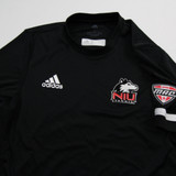 NIU Huskies adidas Short Sleeve Shirt Men's Black New without Tags S TOPS-152478