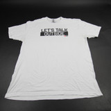 BreakingT Short Sleeve Shirt Men's White Used XXL TOPS-152601