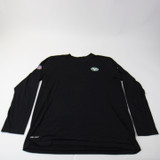 New York Jets Nike NFL On Field Dri-Fit Long Sleeve Shirt Men's Black Used XL-TOPS-153101
