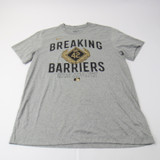 Nike Short Sleeve Shirt Men's Gray Used L TOPS-153216