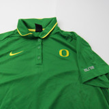 Oregon Ducks Nike Polo Women's Green Used L-TOPS-153277