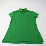 Oregon Ducks Nike Polo Women's Green Used L-TOPS-153277