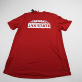 Jacksonville State Gamecocks adidas Short Sleeve Shirt Men's Red New-TOPS-153381