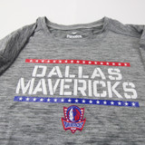 Dallas Mavericks Fanatics Long Sleeve Shirt Men's Gray Used XXL TOPS-153403