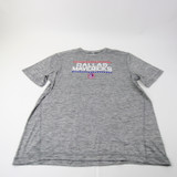 Dallas Mavericks Fanatics Short Sleeve Shirt Men's Gray Used 2XL-TOPS-153398