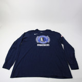 Dallas Mavericks Nike NBA Authentics Dri-Fit Long Sleeve Shirt Men's Navy Used 2XL-TOPS-153356